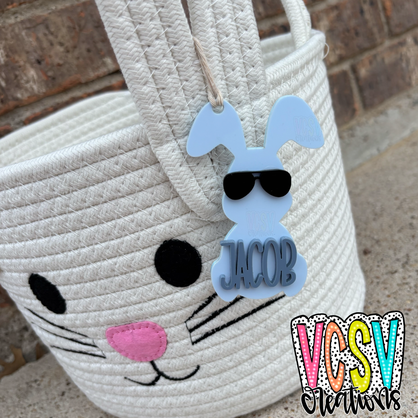 Sunglasses 🕶️ Bunny Basket Tag