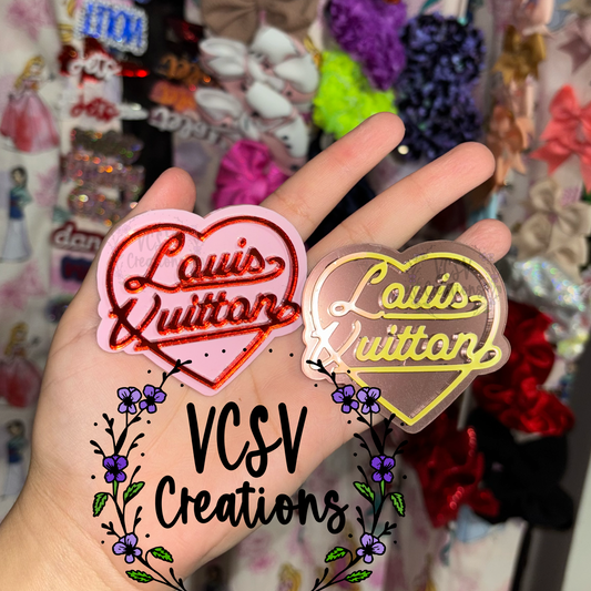 Louis Heart Hair Clip
