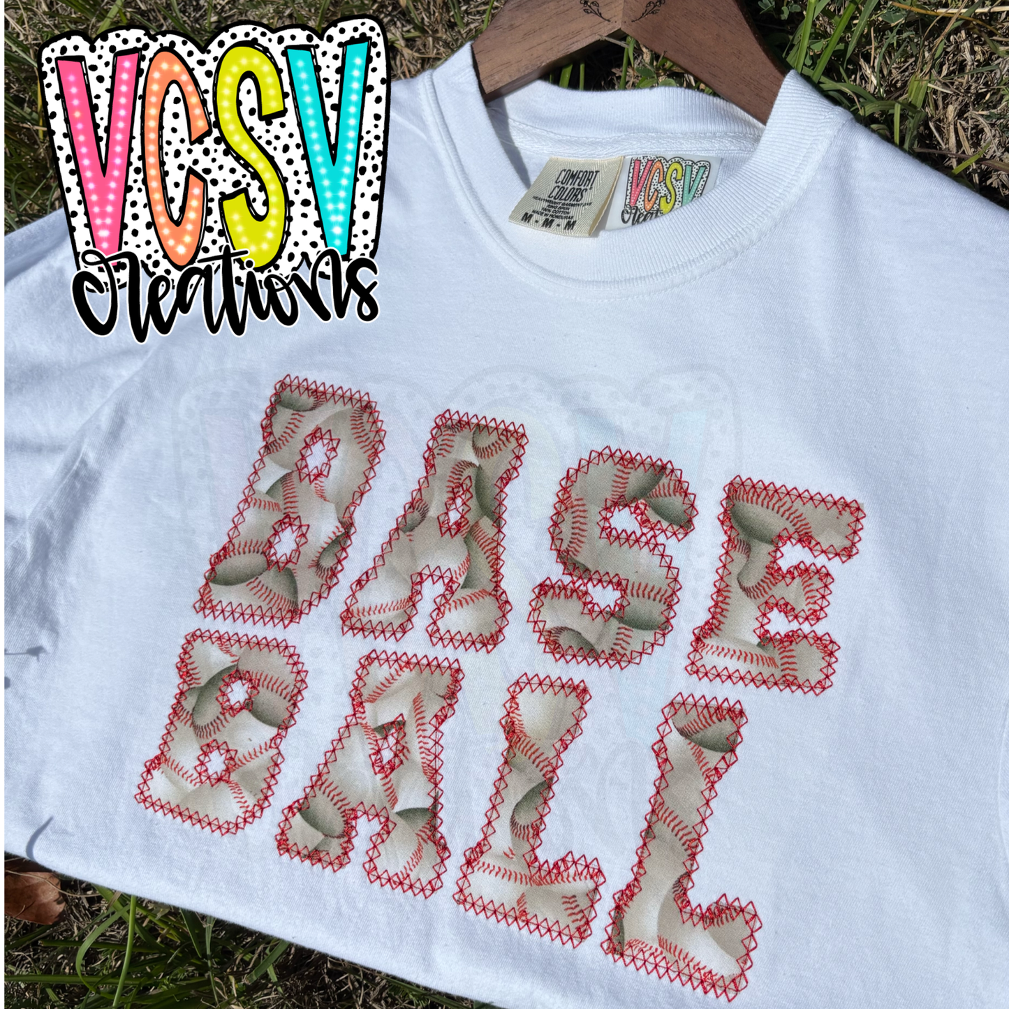 BASE BALL appliqué