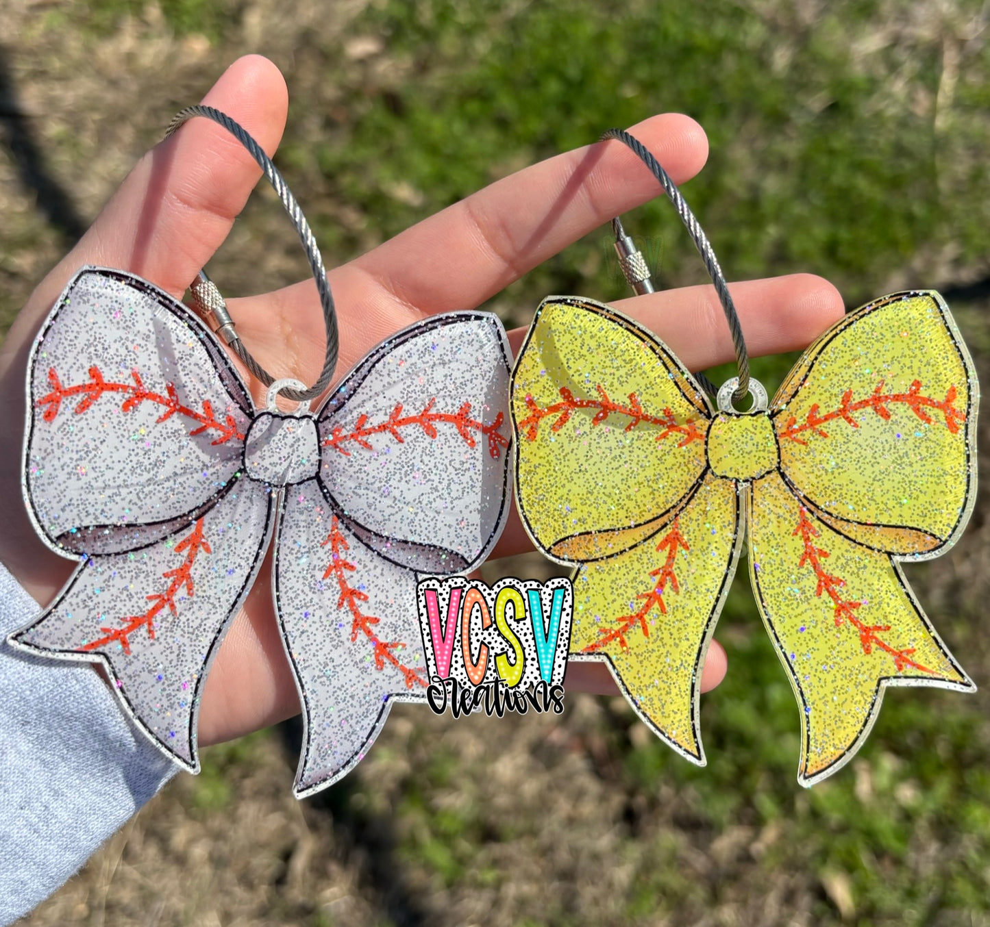 Sport Bow Bag Tag