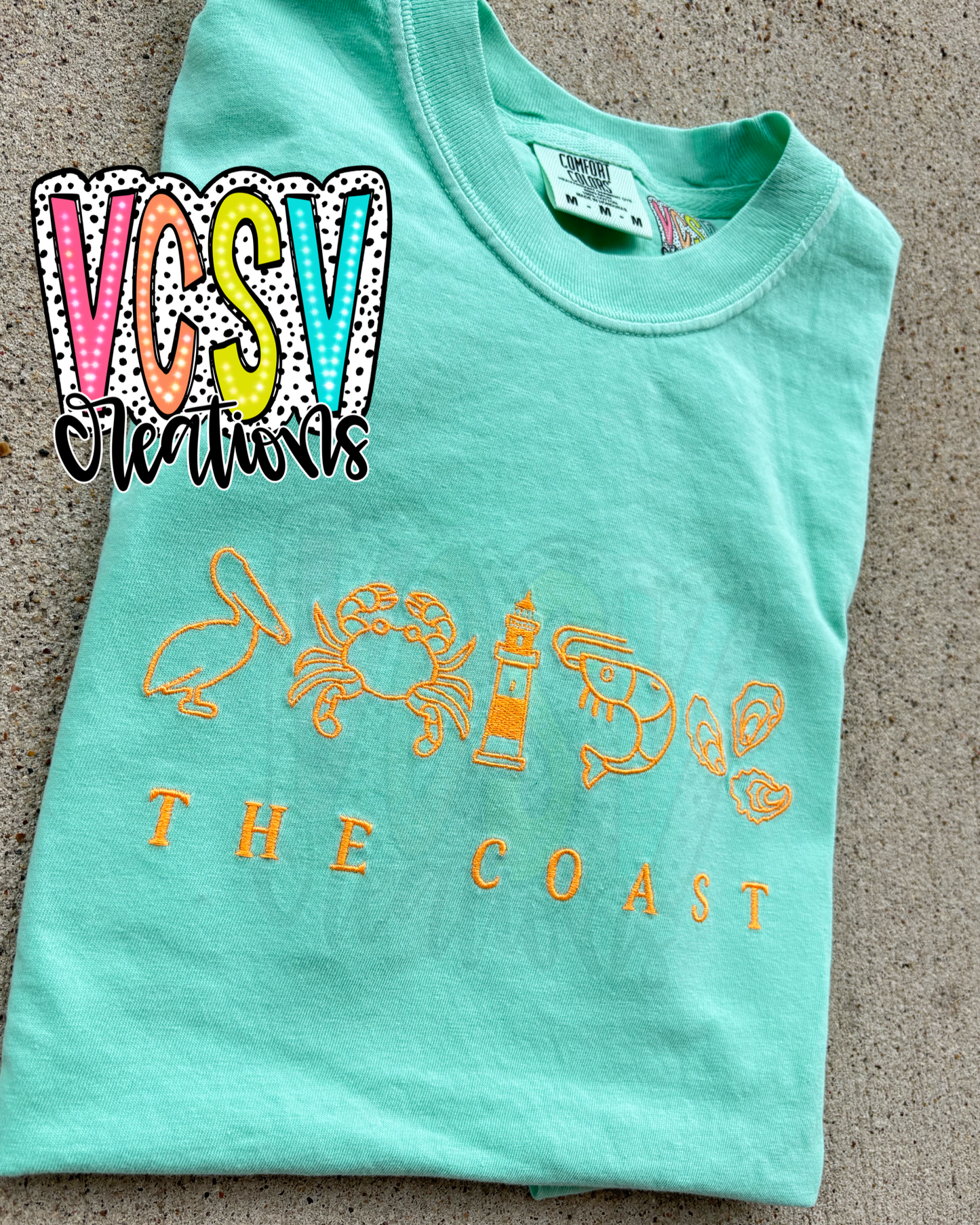 The Coast embroidery