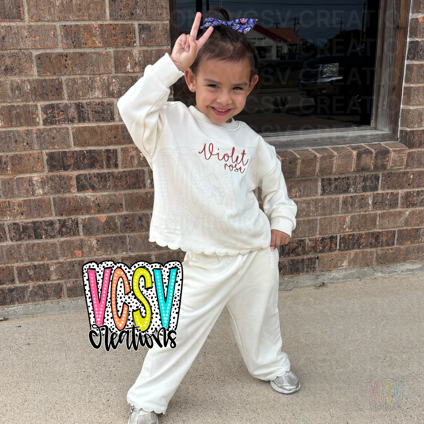 Kids Scalloped Set