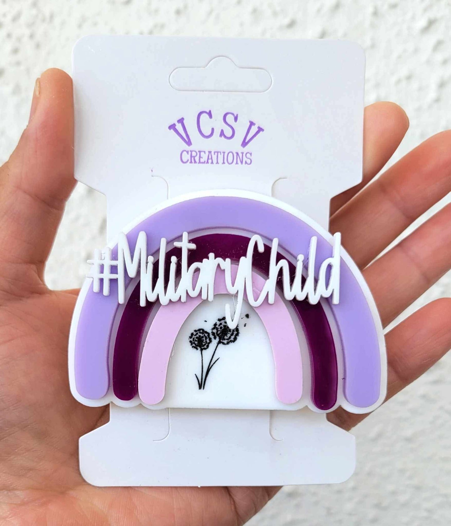 Military Child Hair Clip