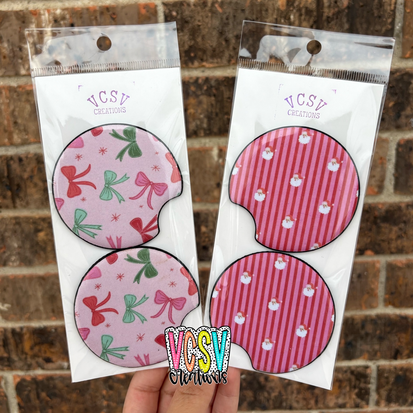 $5 Car Christmas Coasters