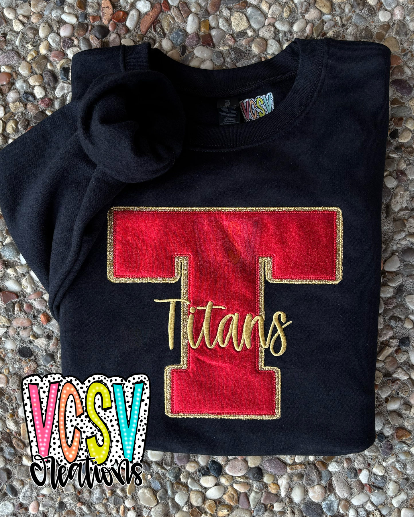 T titans appliqué