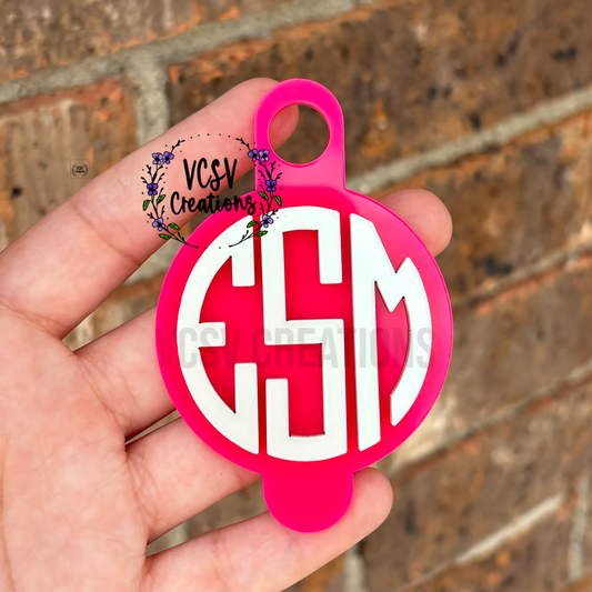 Monogram topper