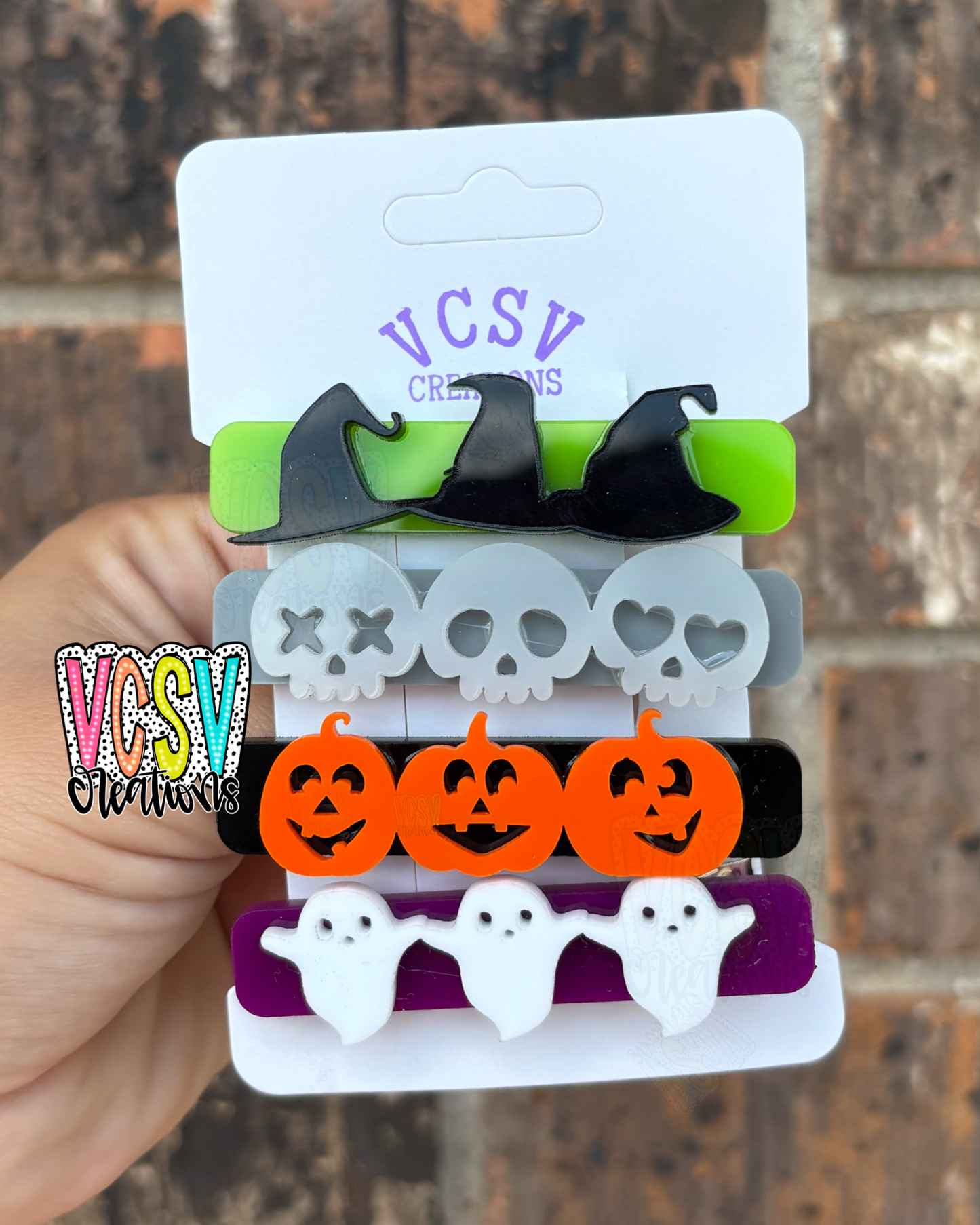 Halloween Bar Clip set (traditional)