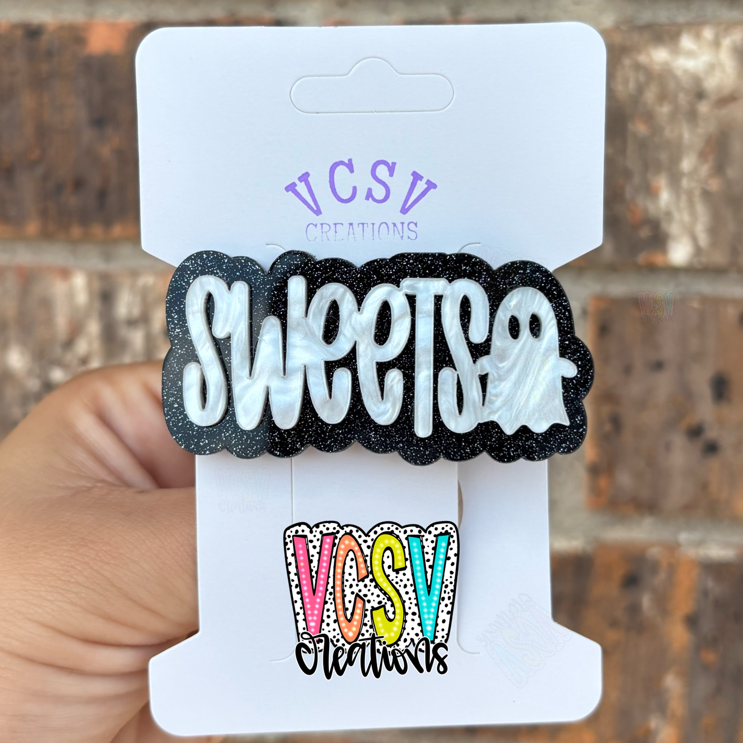 Name+ ghost hair clip