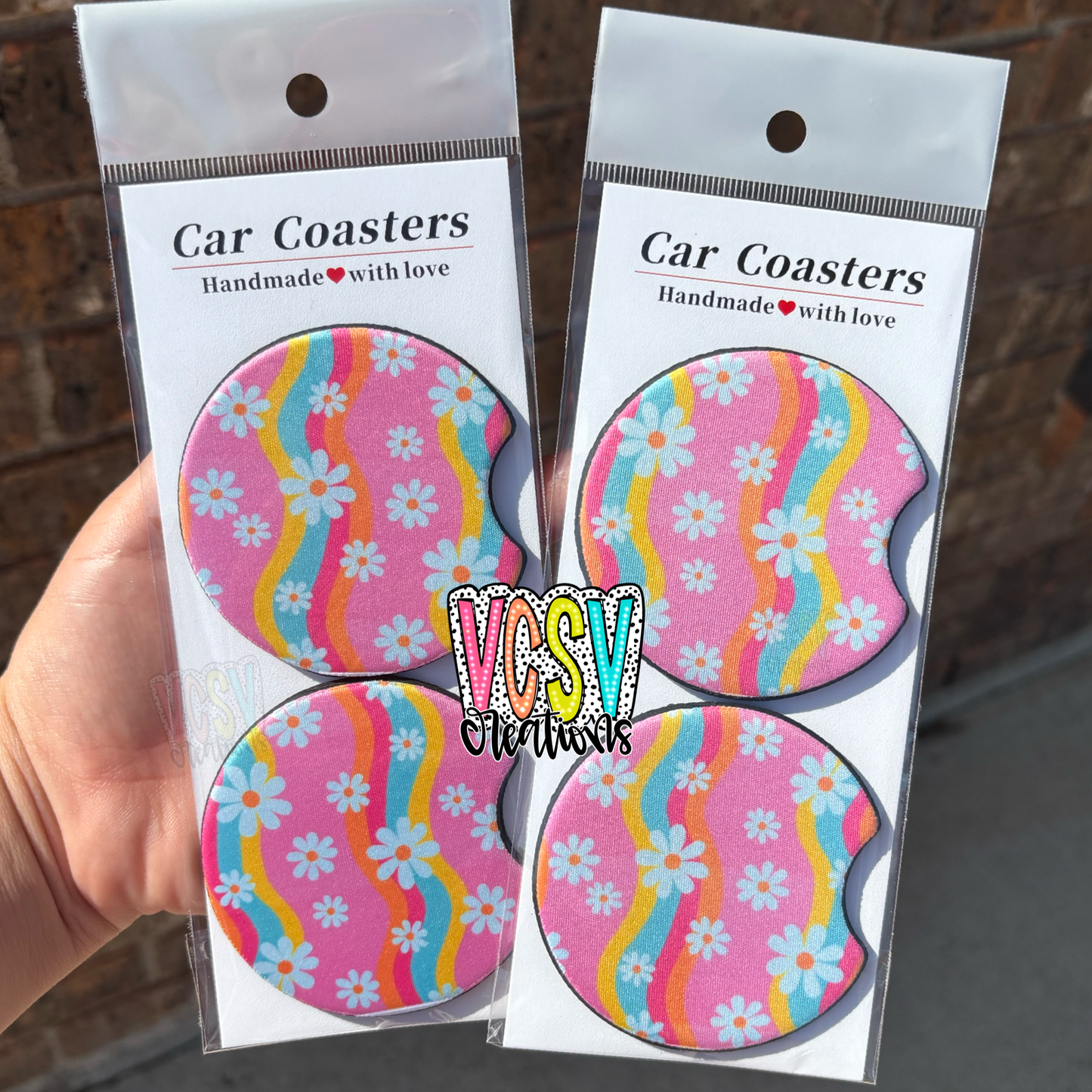 Groovy Daisy Coasters