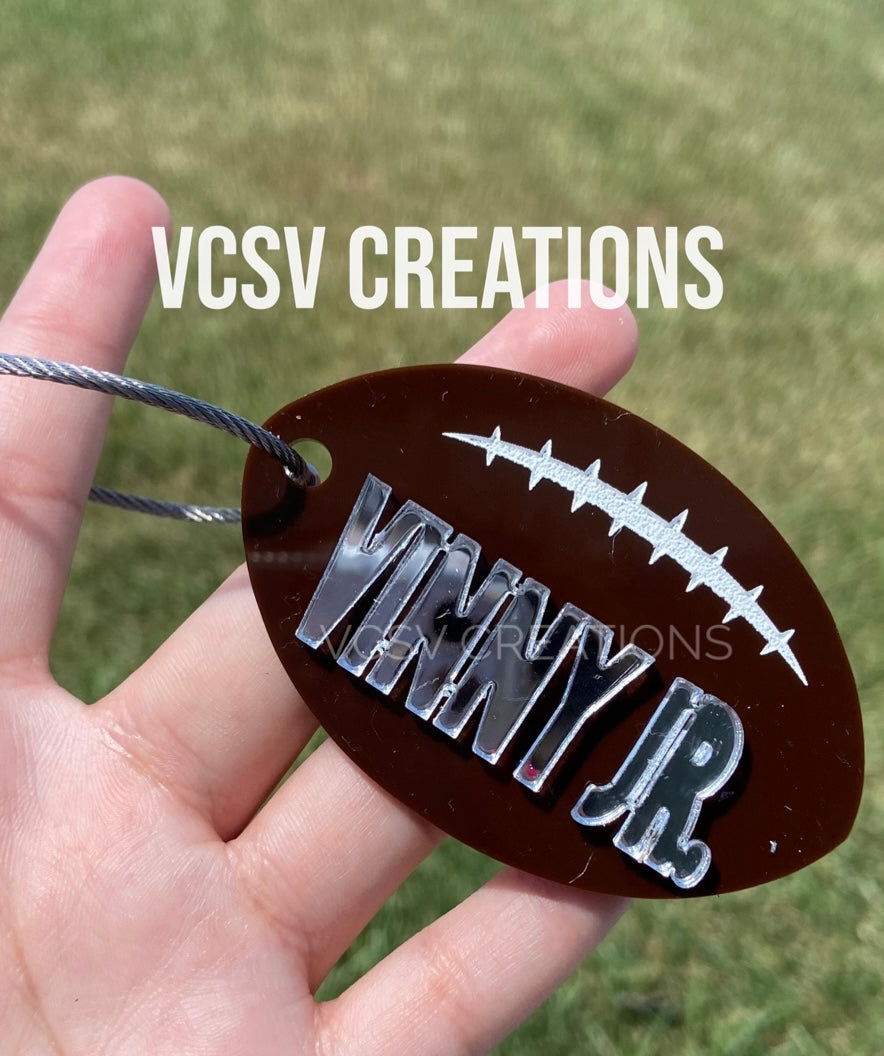 Football Bag Tag