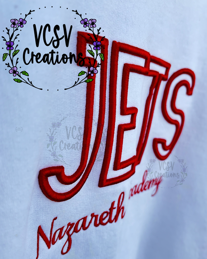 JETS 3D Stadium Embroidery