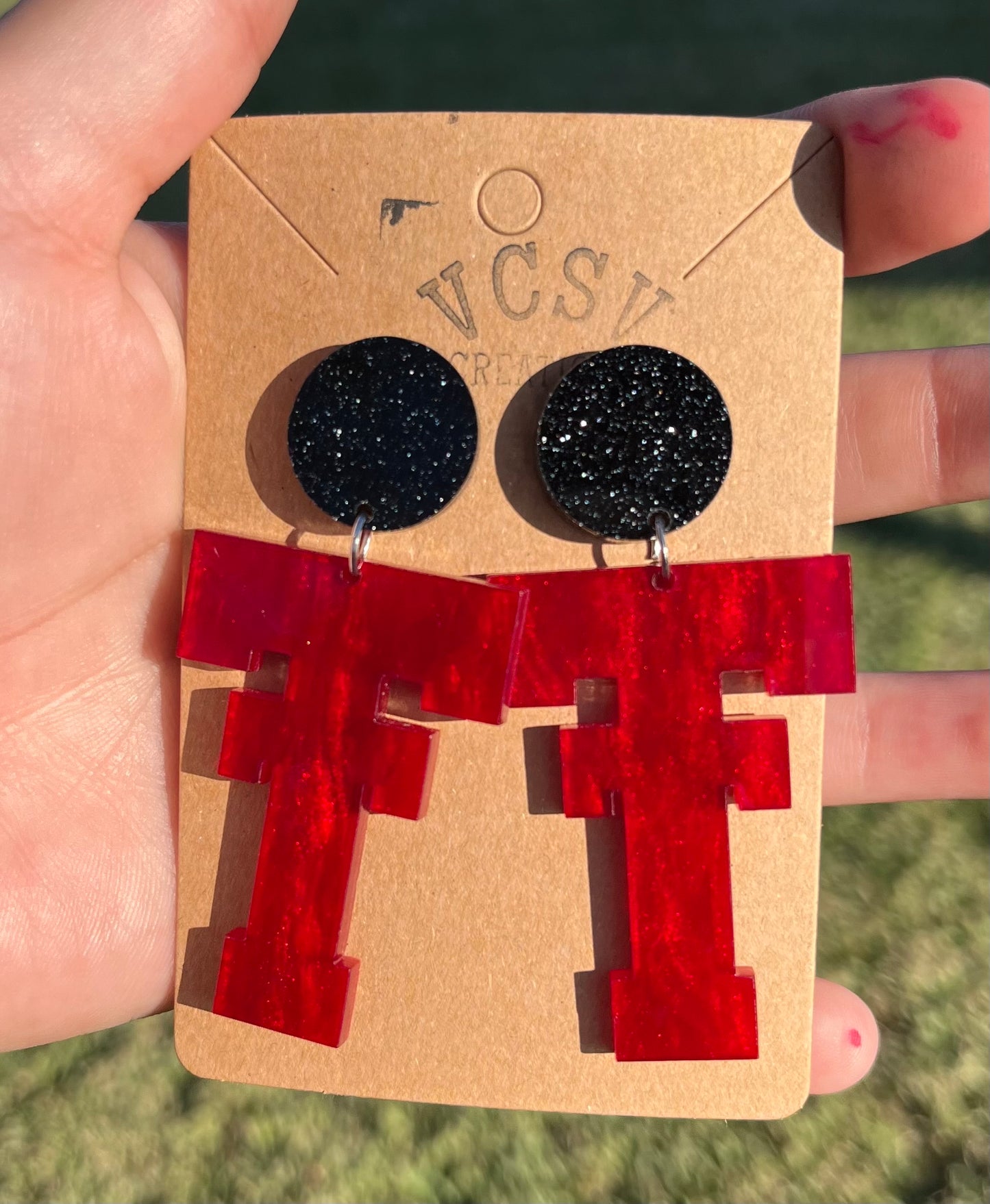 Texas Tech Earrings