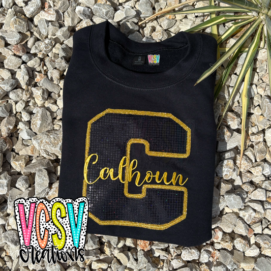 C Calhoun appliqué
