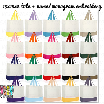 Tote without pocket