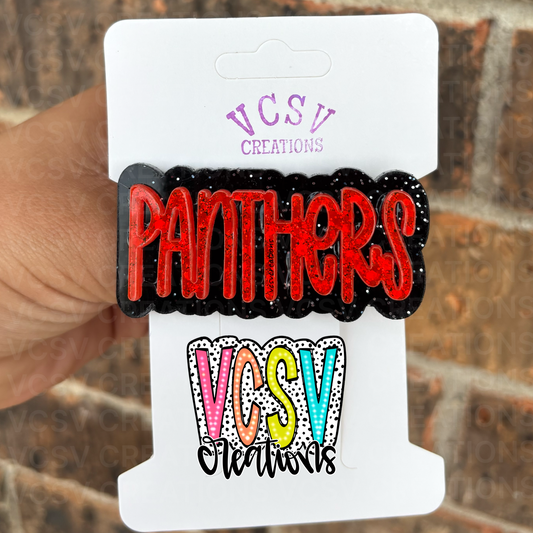 Panthers Hair Clip