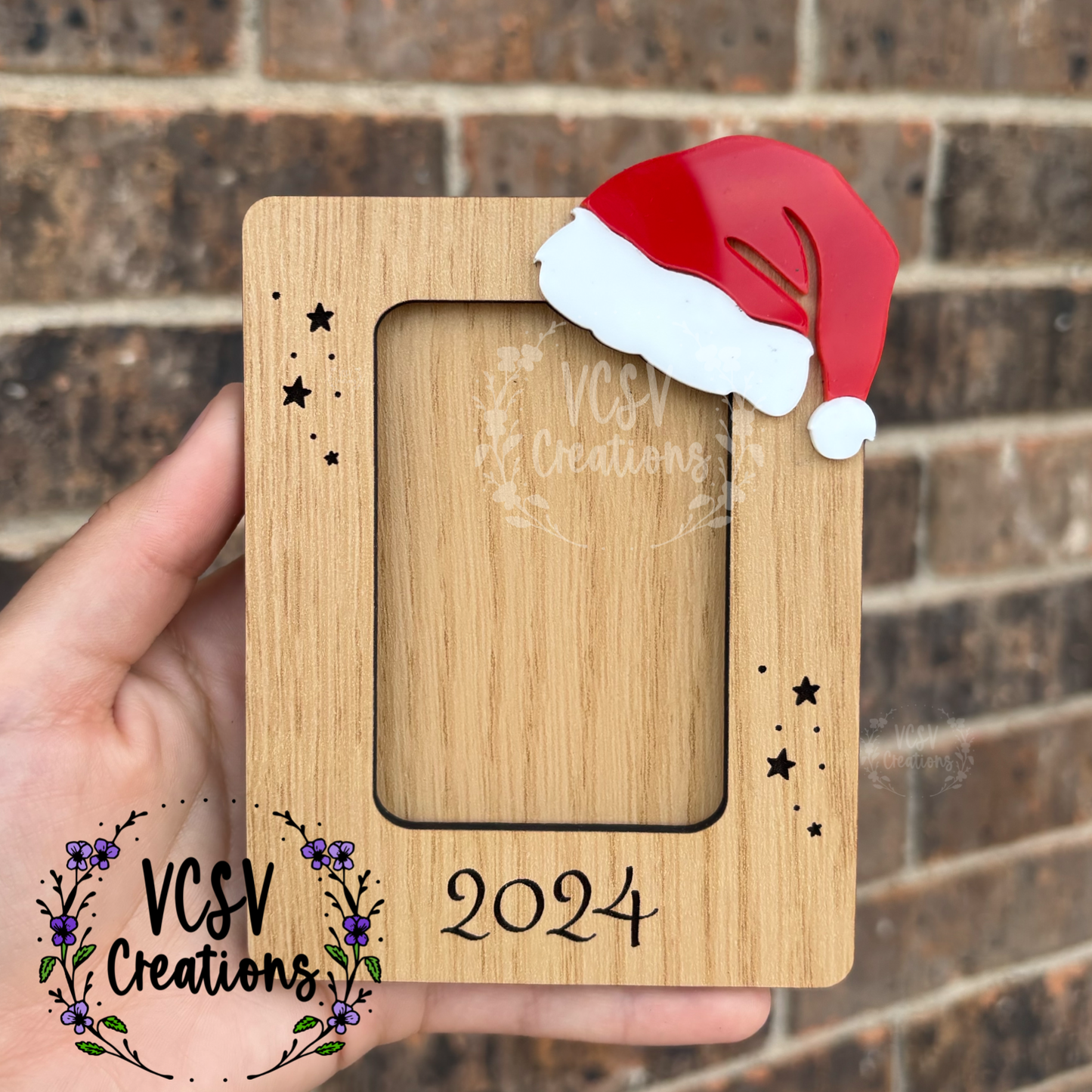 Santa hat Frame