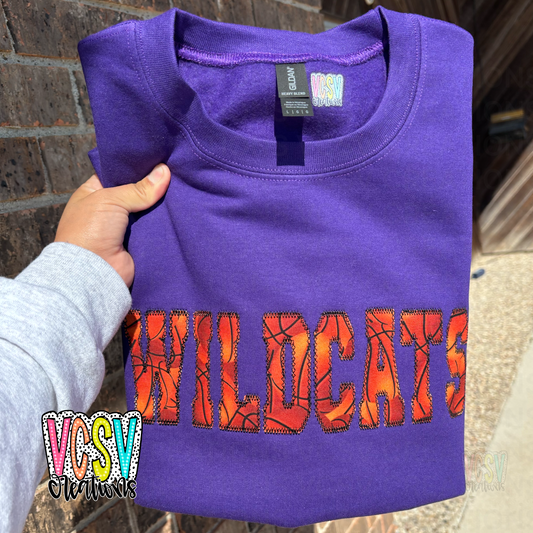 Basketball Appliqué custom