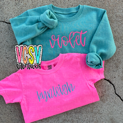 Name Crews/Tees