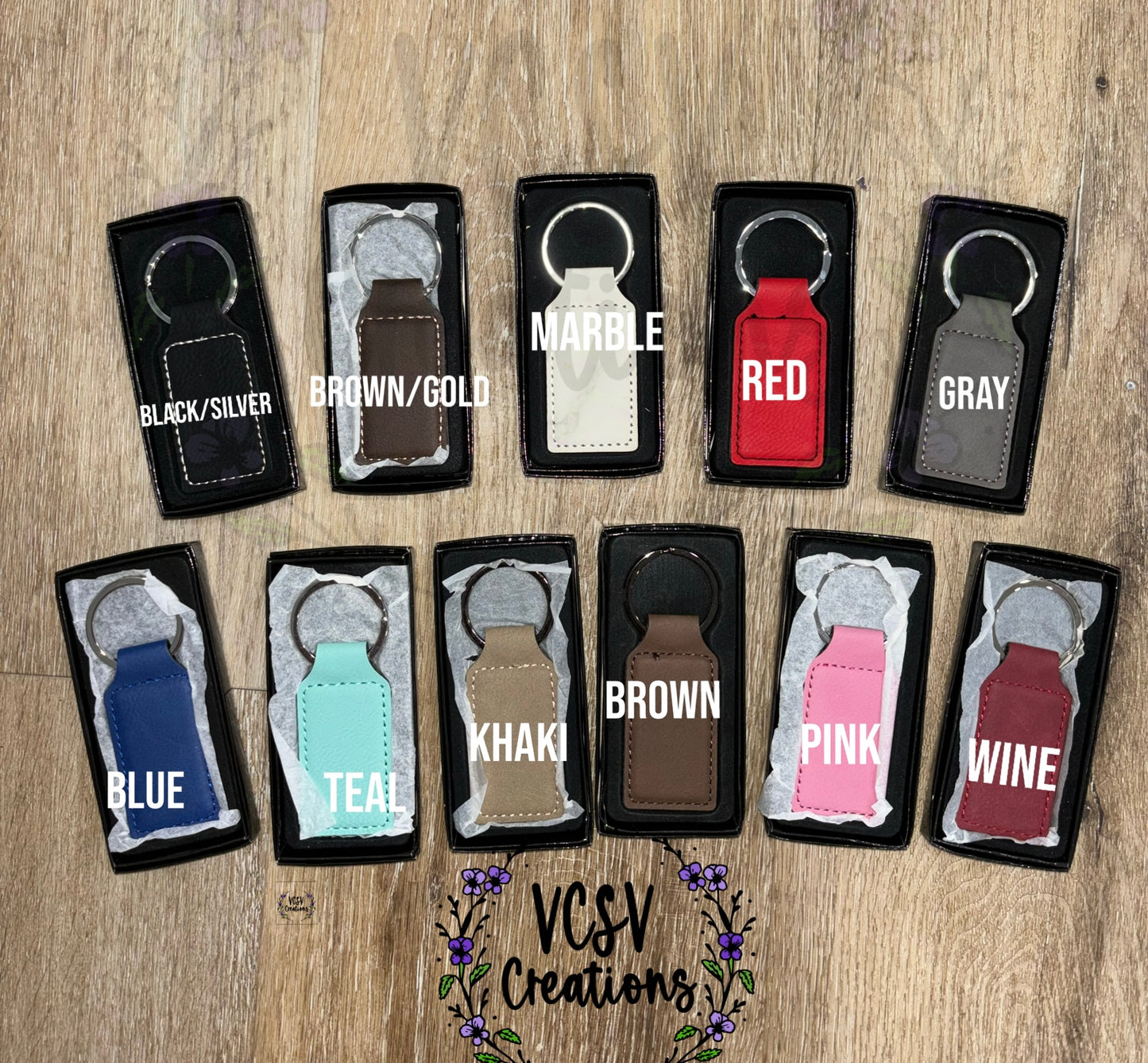 Leather Keychain