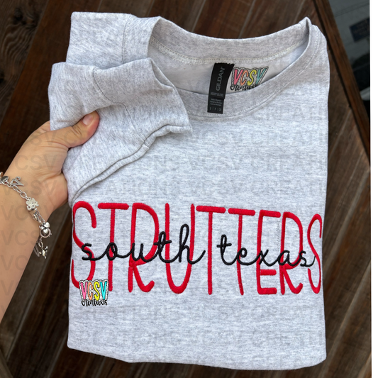 Ash grey Strutter crewneck