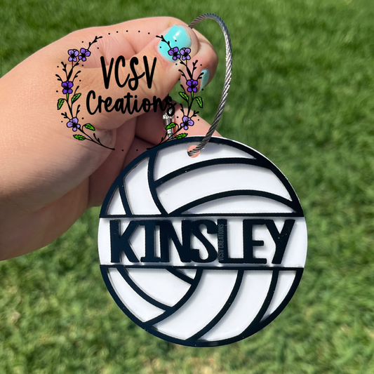 Volleyball Bag Tag