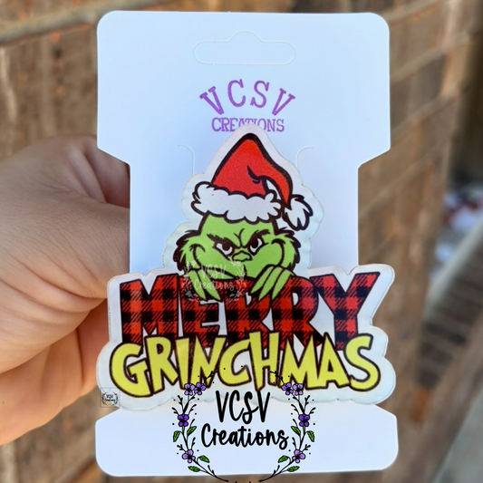 Merry Christmas Green Guy Clip