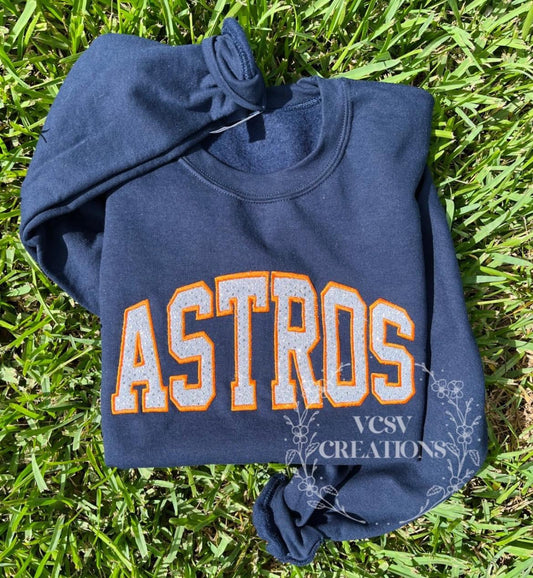 Navy Astros sweater