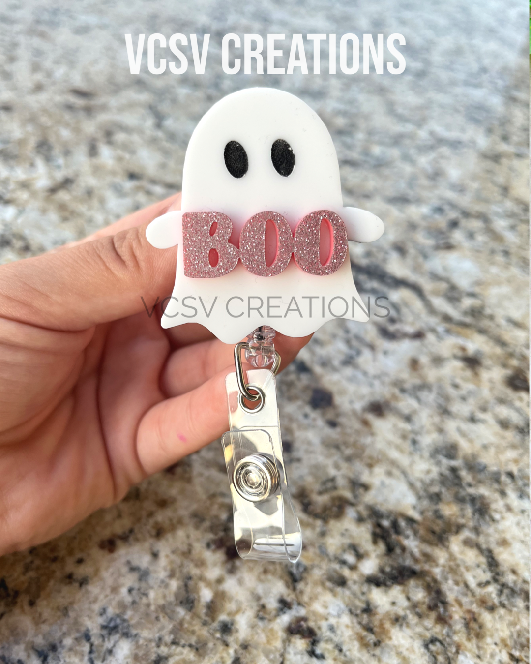 Badge Reel - Boo