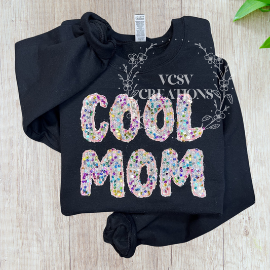 Disco Cool Mom Appliqué