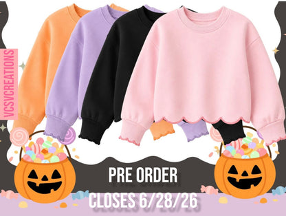 Scalloped Crewneck *PRE ORDER*