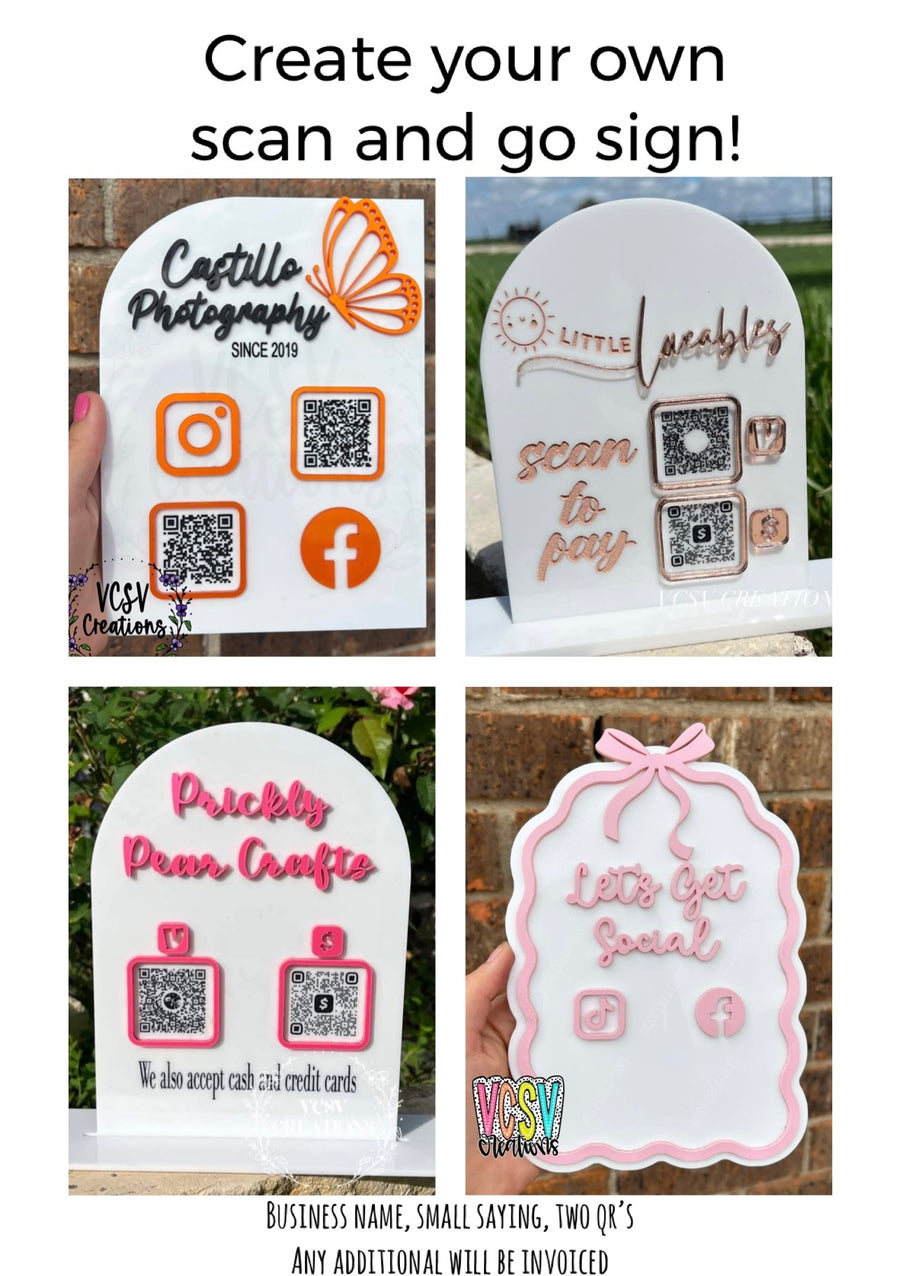 Scan Me Sign
