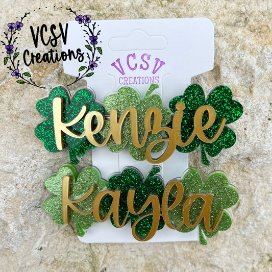 Shamrock Hair clip