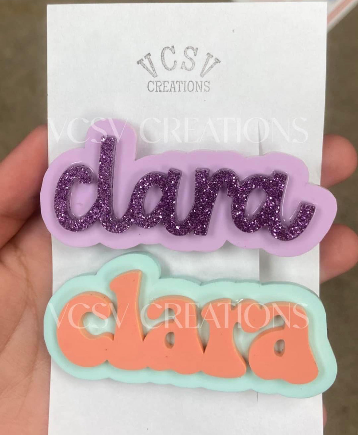 Spring Clip Set (one name per set)