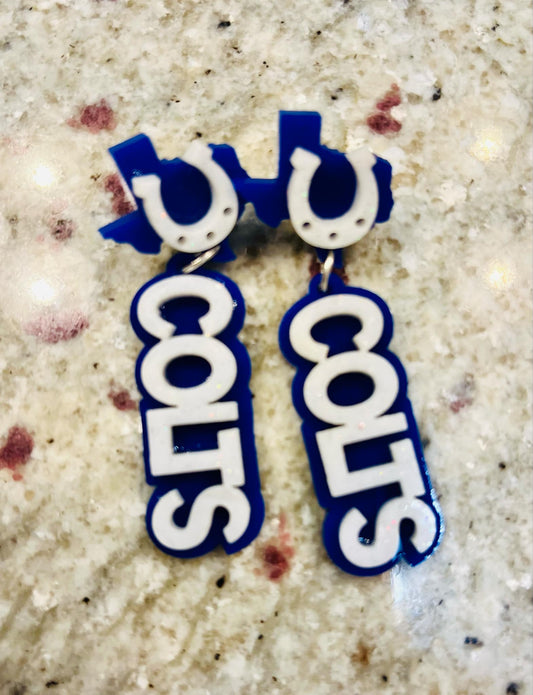 Colts Earrings