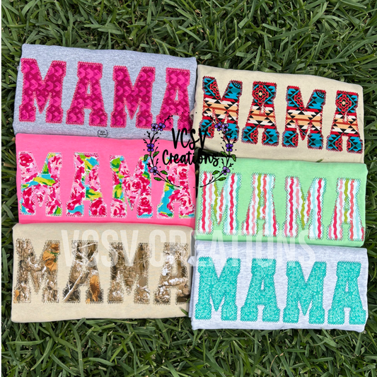 Mama appliqué