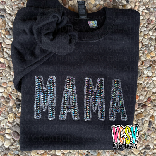 Black Disco Dots Appliqué custom