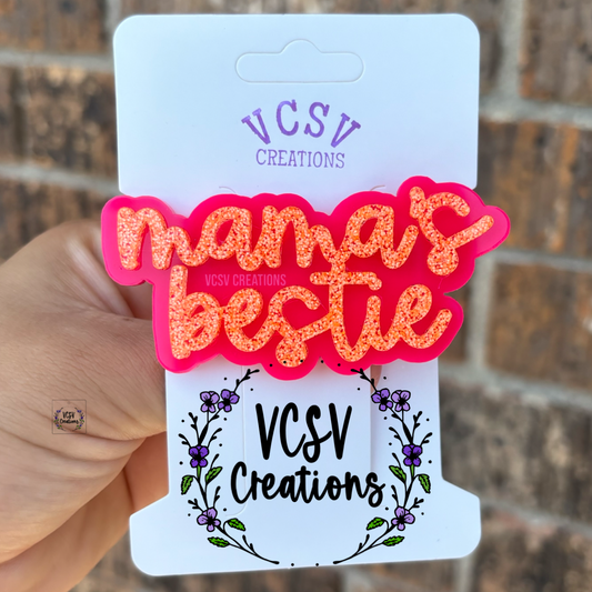 Mamas bestie Hair Clip