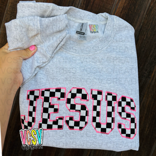 Checkered Appliqué custom