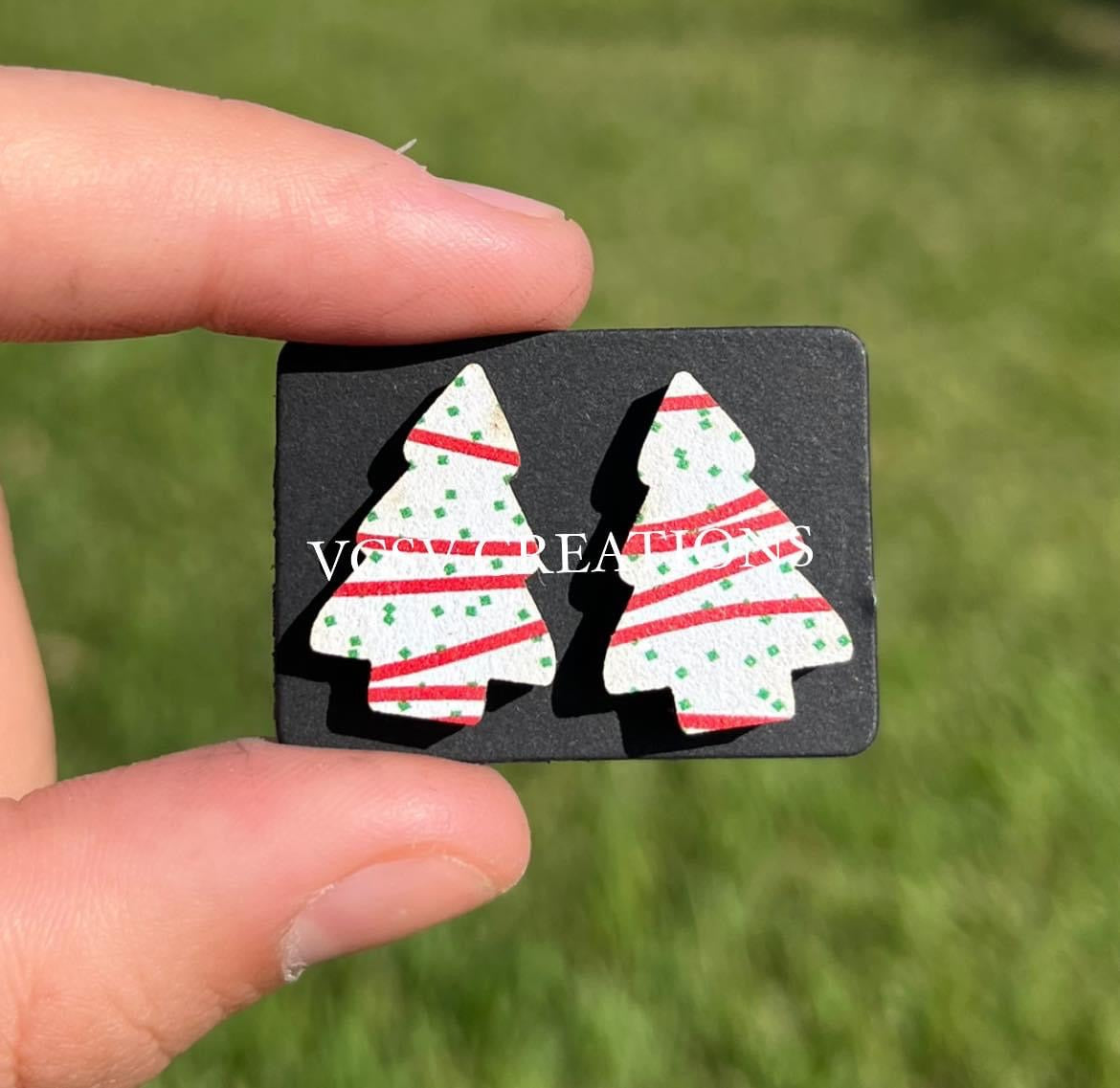 Christmas cake studs