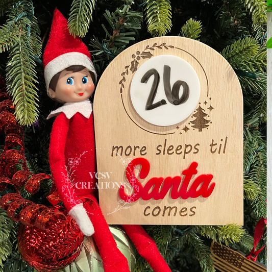 Sleeps til Santa Board