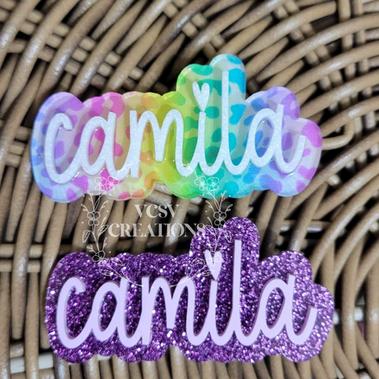 The Camila Hair clip set (one name per set)