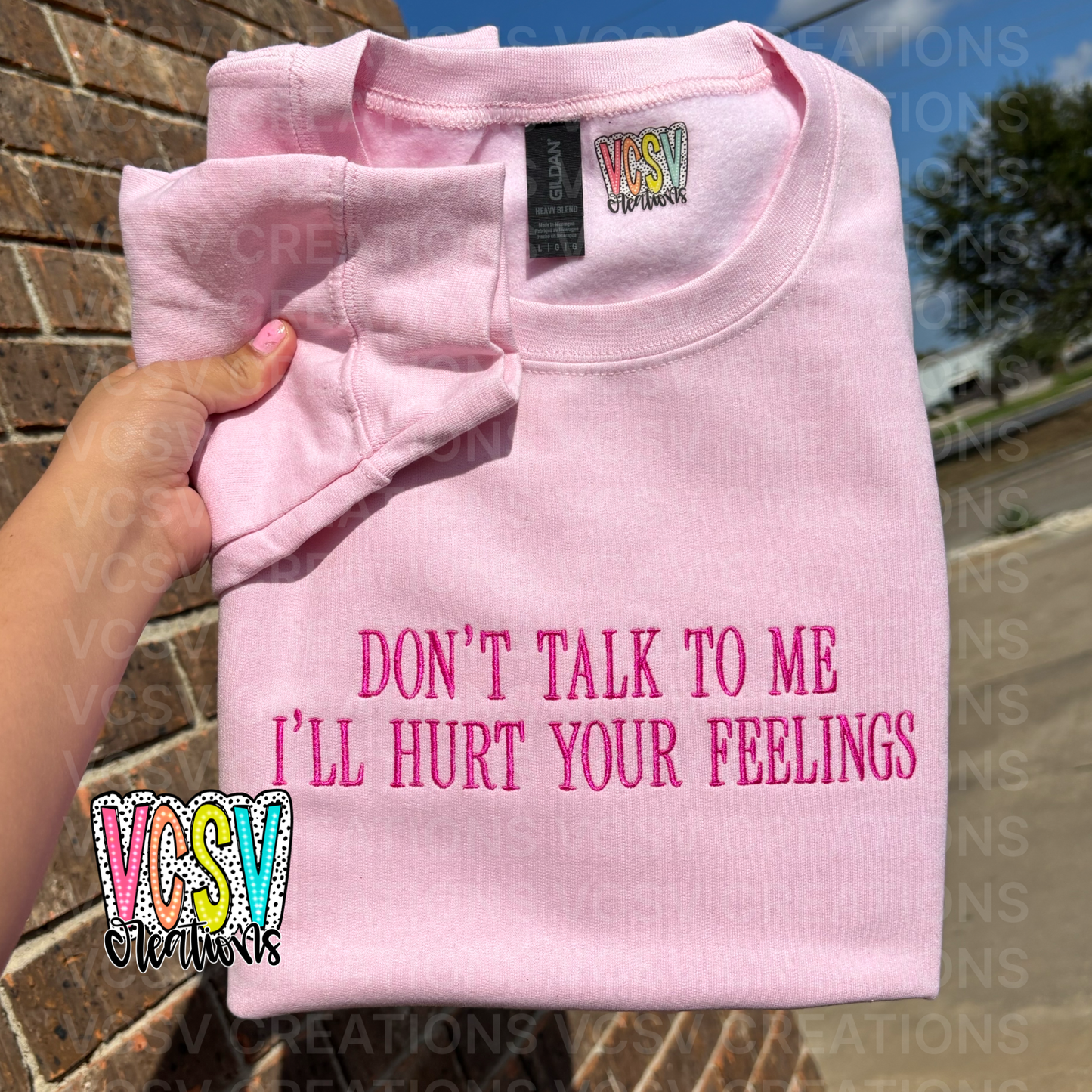 Don’t talk to me..