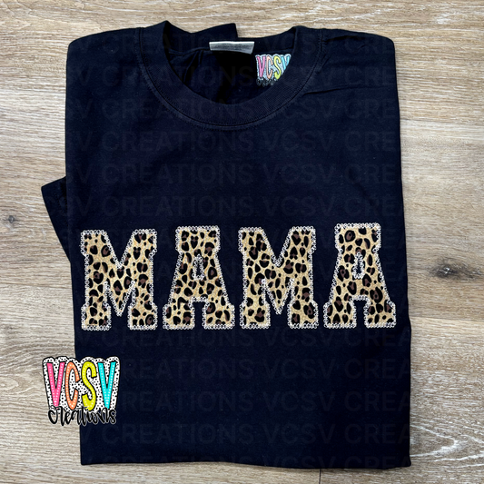 Vintage Custom Leopard appliqué