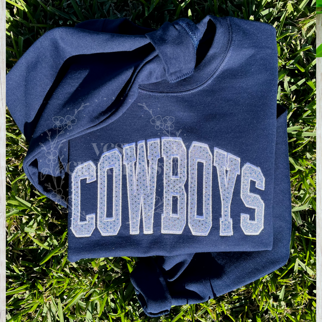 Cowboys Arched Sweater