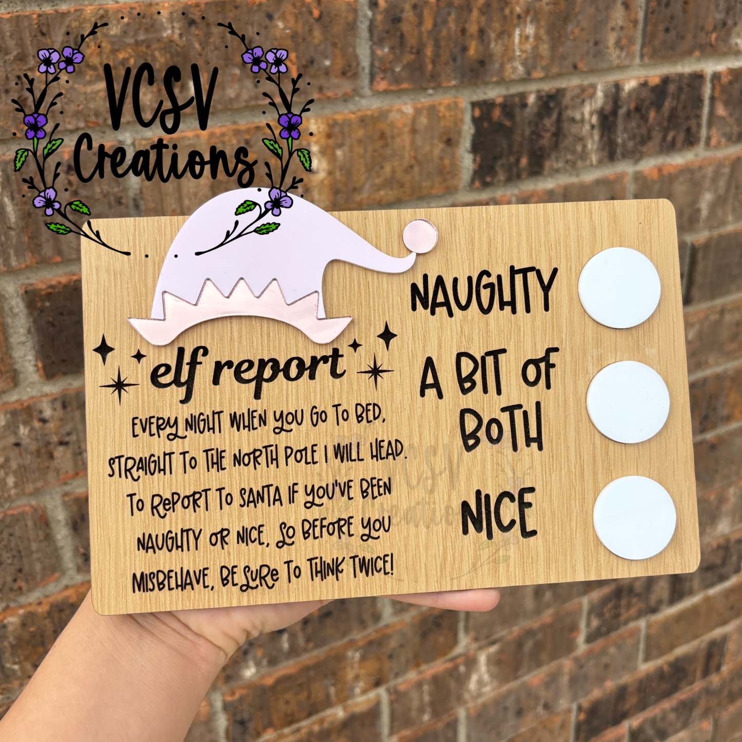 Elf report board