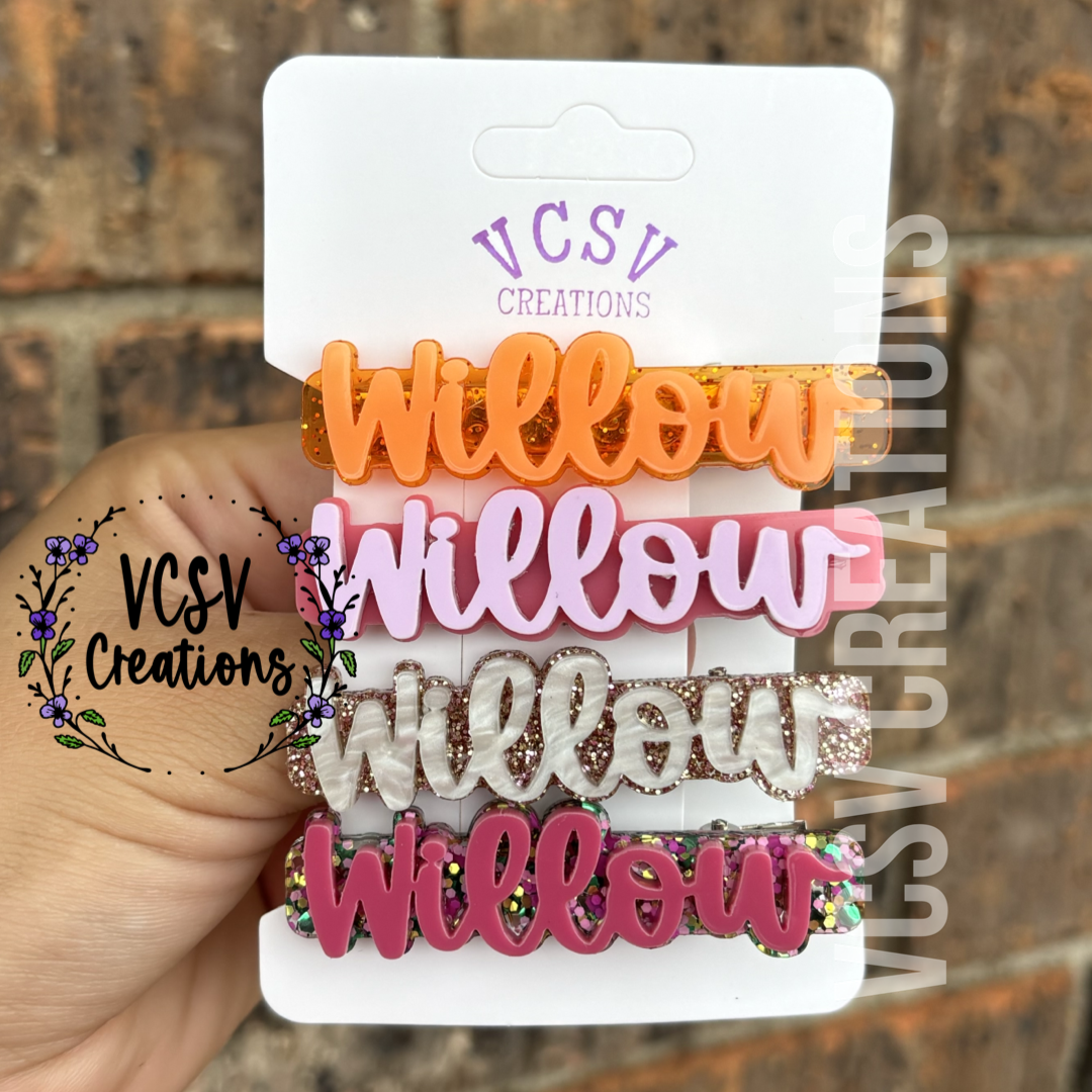 Willows Bar Clip set