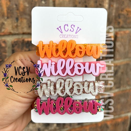 Willows Bar Clip set