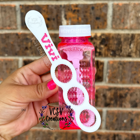 Personalized Bubble Wand