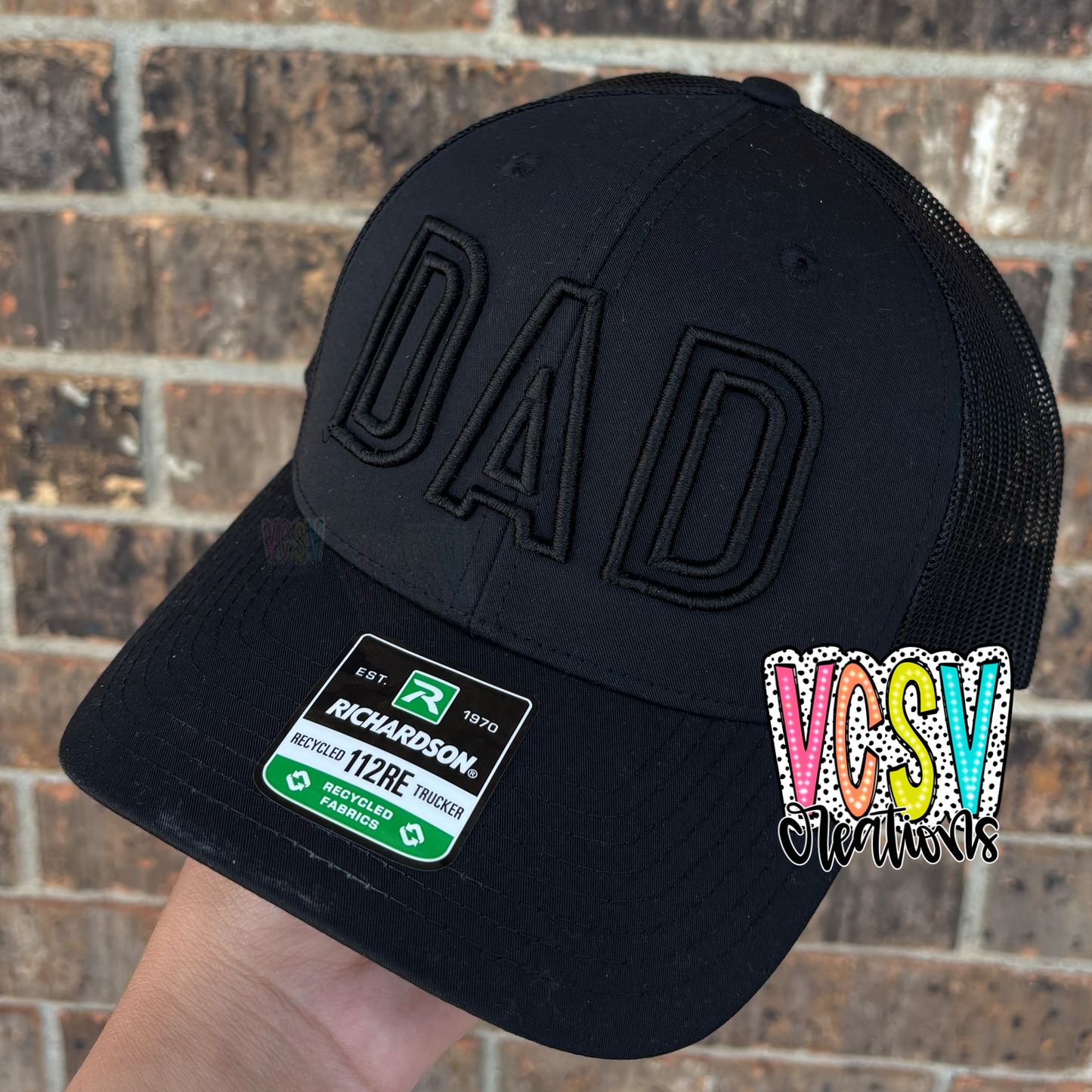 Black on Black DAD Richardson Hat