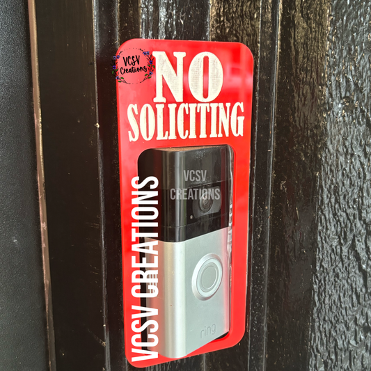 No Soliciting (ring camera 3)